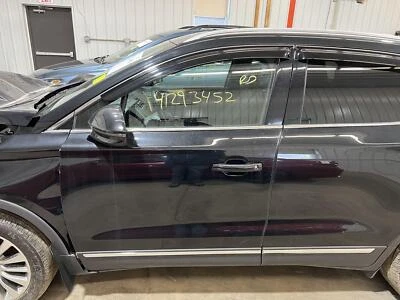 15-19 LINCOLN MKC DRIVER PUERTA DELANTERA IZQUIERDA ESMOQUIN PINTURA NEGRA UH Foto 1 de 4