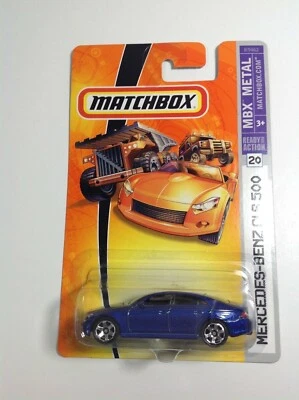 2006 Mattel  Matchbox Blue Mercedes-Benxz CLS 500 #20 - Image 1 of 2