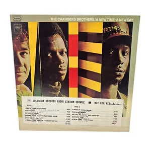 The Chambers Brothers A New Time-A New Day CS-9671 LP Radio Station Promo Record - Picture 1 of 7