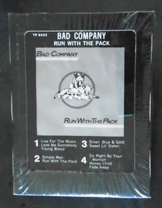 1976 Bad Company "Run With The Pack" 8 Track, Swan Song 8-Track SEALED (New) - Foto 1 di 7
