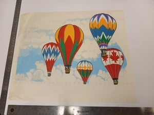 Vintage (Original Bootleg Aufbügeln/Wärmeübertragung) Heißluftballons KANADA - Bild 1 von 1