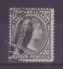 schöne alte Briefmarke Brit. Kolonien Falkland Inseln gestempelt  (s455)