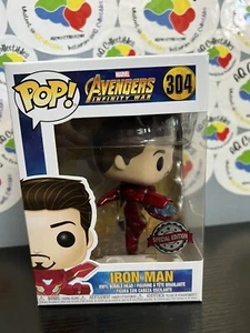 ¡FUNKO POP! Iron Man exclusivo de Marvel Avengers Infinity War FYE (Desenmascarado) #304 - Imagen 1 de 8