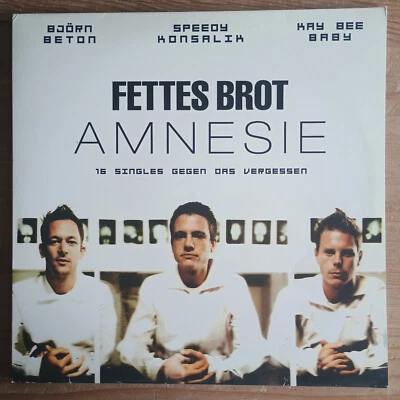Fettes Brot ‎–Amnesie - 16 Singles 2xLP DE-2002 1st PRESS VG++/VG(+) - Bild 1 von 4