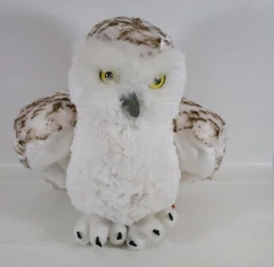 Wild Republic Snow Owl 12 inch Plush Stuffed Animal White Spotted Realistic Nice - Picture 1 of 7