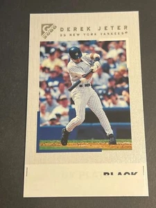 Box 55: 2000 Topps Gallery Promo #PP1 UNCUT BOTTOM PROOF Derek Jeter Yankees - Bild 1 von 2