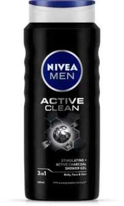 NIVEA Body Wash, Active Clean mit Aktivkohle, Dusche GeL 500 ML - Bild 1 von 1