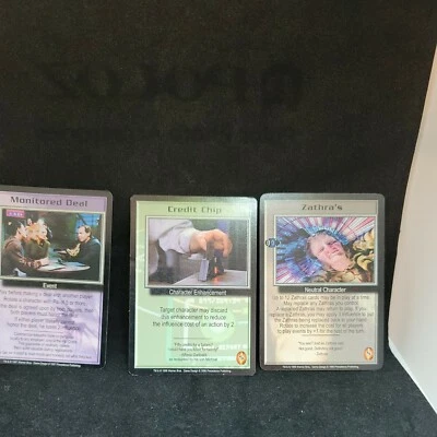 Babylon 5 CCG Great War Promo Card lot Defector Revealed Bombing Run +4 more - Image 1 of 3