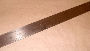 Goodell-Pratt Co. No.4 Rule - 12", 8ths, 16ths, 32nds & 64ths - Rust Stained - Picture 1 of 1
