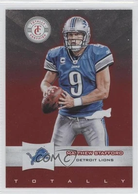 2011 Panini Totally Certified Totally Red Matthew Stafford #69 - Image 1 of 2