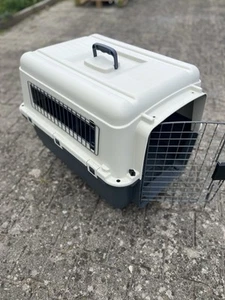 AniOne Hundebox Hunde-Transportbox Box auf Rollen Hundekäfig TOP Zustand - Bild 1 von 6