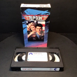 Top Gun (VHS, 1986) Tom Cruise, Kelly McGillis Navy Paramount Vintage - Bild 1 von 4