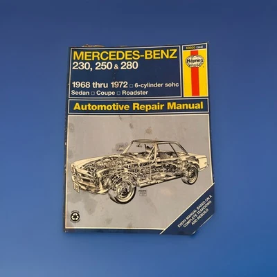 Manual Haynes Mercedes 230 250 280 6 cilindros Sedán Roadster 1968-1972 cupé 1987 Foto 1 de 4