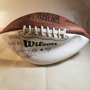 Bobby Bowden signiert Wilson Football personalisiert Kopfhaut EM - Bild 1 von 5