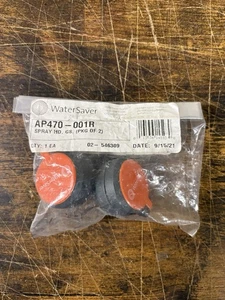 WATERSAVER FAUCET COMPANY AP470-001R Spray Head,Plastic,1/4",PK2 3CWK7 - Picture 1 of 3