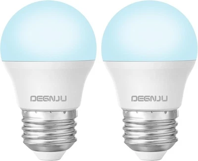 40 Watt Equivalent, 120V, Fridge Light Bulb 5000K Daylight White, A15 Appliance - Image 1 of 4