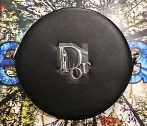 Dior Beauty runde schwarze Umhängetasche Geldbörse authentisch - Bild 1 von 4