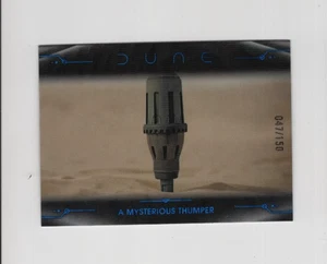A MYSTERIOUS THUMPER EYE OF IBAD BLUE WAVE REFRACTOR /150 2024 DUNE TOPPS CHROME - Picture 1 of 2