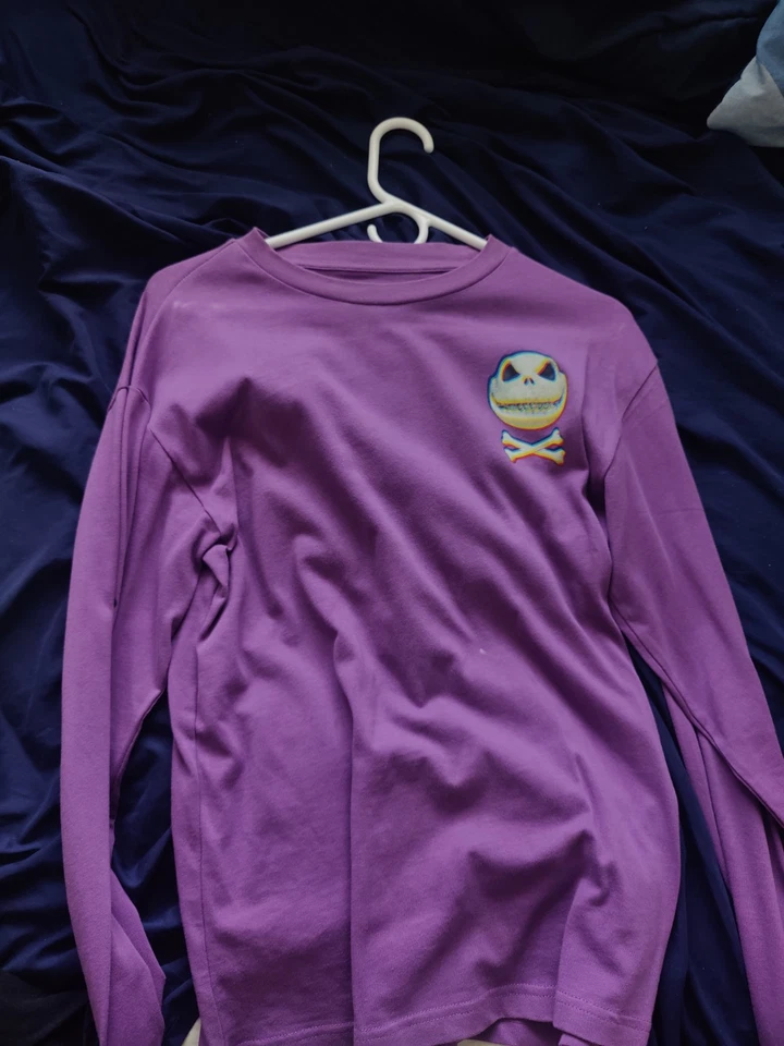 Suéter Jack The Squeleton roxo tamanho MÉDIO bom estado - Imagem 1 de 1