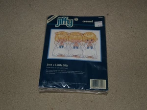 Sunset Jiffy Crewel Stitchery Kit Just A Little Slip 16045 - Bild 1 von 3