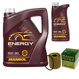 Ölfilter 6L MANNOL Energy 5W-30 für Ford Mondeo IV Turnier 2.0 TDCi Kuga II - Bild 1 von 6