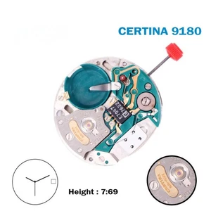 Movimiento suizo ESA 9180 (CERTINA 29-251) - 3 manecillas - disco de fecha beige a 3 (CR01). - Imagen 1 de 4