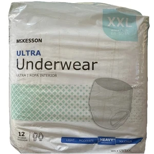 Biancheria intima ultra, incontinenza, assorbimento pesante, XXL 12 pezzi nuova pesante - Foto 1 di 4