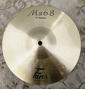 FANS 10" MS68 Splash Cymbal NUOVO spedizione gratuita piatti fatti a mano OTTIMO VALORE - Foto 1 di 5