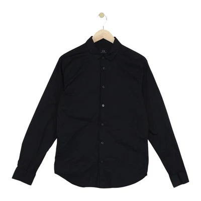 Armani Exchange Shirt Mens Size XL Black Slim Fit Stretch Cotton - Image 1 of 4