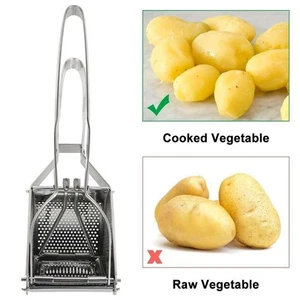 New Large Stainless Steel Potato Ricer Masher Fruit Press Juicer Crusher Squeeze - Picture 1 of 5