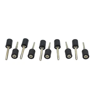 TMAX 10pz 3/8" Mandrino in Gomma Sabbia Porta Tamburo 1/8" Gambo per Utensile Rotante - Foto 1 di 4