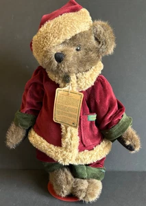 Boyds Bears Navidad Papá Noel Oso Colección de Archivo Numerado Sobre Soporte Etiquetas de 15" - Imagen 1 de 10