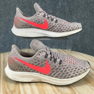 Nike Shoes Womens 8 Air Zoom Pegasus 35 Running Sneakers 942855-602 Pink Lace Up - Image 1 of 4