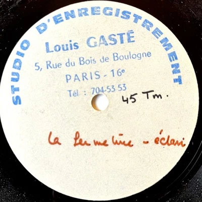 Jeanne Moreau 7" Acetate 1966 with unreleased La Fermeture Eclair - Image 1 of 4