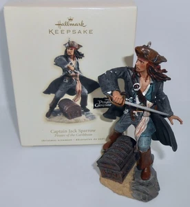 Hallmark Ornament 2007 Capitán Jack Sparrow Piratas del Caribe Disney H79 - Imagen 1 de 8