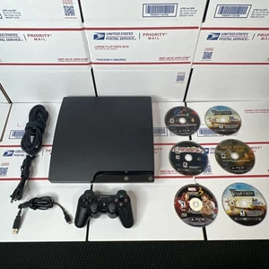 Sony PlayStation 3 PS3 Slim 120GB Console Bundle  - SAME DAY SHIP - WARRANTY - Picture 1 of 7