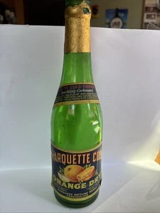 Marquette Club Orange Dry Bottle, Kewaunee Wisconsin, Gree Labeled. - Picture 1 of 10