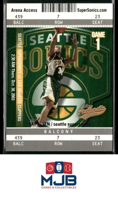 2003-04 Fleer Authentix Ray Allen Balcony #011/250 #91 - Image 1 of 2