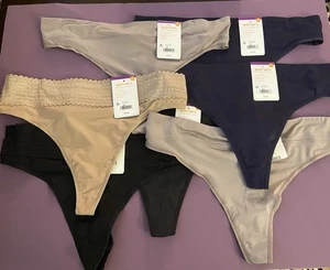 WARNERS 7-teiliges Sortiment Tanga Höschen / Größe 9 / 2XL - Bild 1 von 3