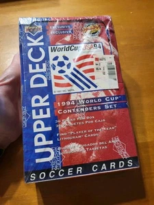 Juego de 36 paquetes de tarjetas de fútbol Contenders de la Copa Mundial de Estados Unidos 1994 exclusivo de Upper Deck - Imagen 1 de 9
