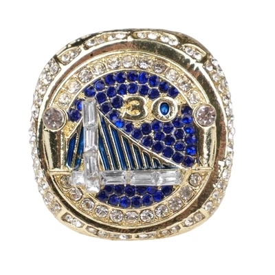 Anillo de Campeonato Golden State Warriors Stephen Curry 2017 2018 Baloncesto Talla 11 Foto 1 de 4