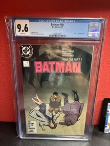 Batman #404 1987 DC CGC 9.6 white Pages Frank Miller Year One - Picture 1 of 2