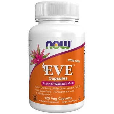 NOW FOODS Eve Mujer Múltiples Vitaminas 120 Cápsulas Vegetales Foto 1 de 3
