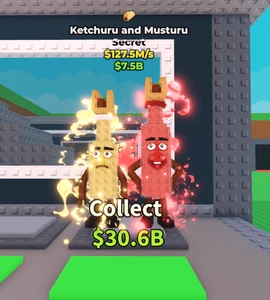 Steal a Brainrot | Normaler Ketchuru und Musturu (127,5M) - Bild 1 von 1