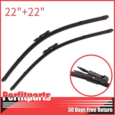 2 piezas limpiaparabrisas 22" para GMC Sierra 1500 2500HD 3500HD 2007-2013 Foto 1 de 4