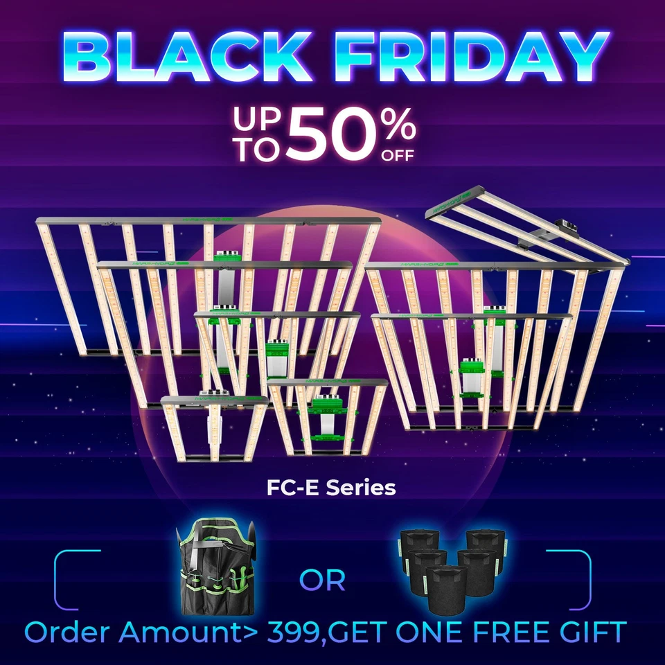 MARS HYDRO Smart FC-E3000 4800 6500 8000 LED Sistema de Luz de Crecimiento Bluetooth Wifi Foto 1 de 4