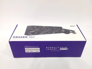 NZXT Kraken 360 3x120mm AiO Liquid CPU Cooler - Matte Black - Pre-owned 032 - Picture 1 of 10