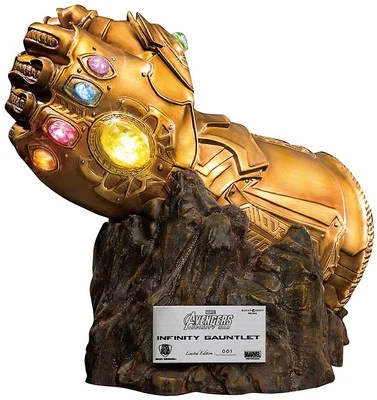 Marvel Avengers Infinity War Infinity Gauntlet 15 polegadas réplica estátua de LED MC-004 - Imagem 1 de 4