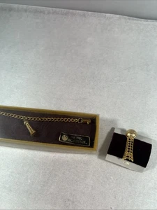 1982 Knoxville Worlds Fair Gold Armband Sunsphere Charm Anhänger Neu + Pin - Bild 1 von 11