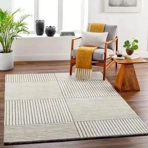 Loop & Cut Handgetuftete ABM Teppiche Kollektion | 100% Wolle Schlafzimmer, Flur, Küche, - Bild 1 von 11
